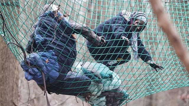 Besetztes Waldstück in Wuppertal
