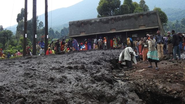 Schlammlawine in Kisoro im Südwesten Ugandas.