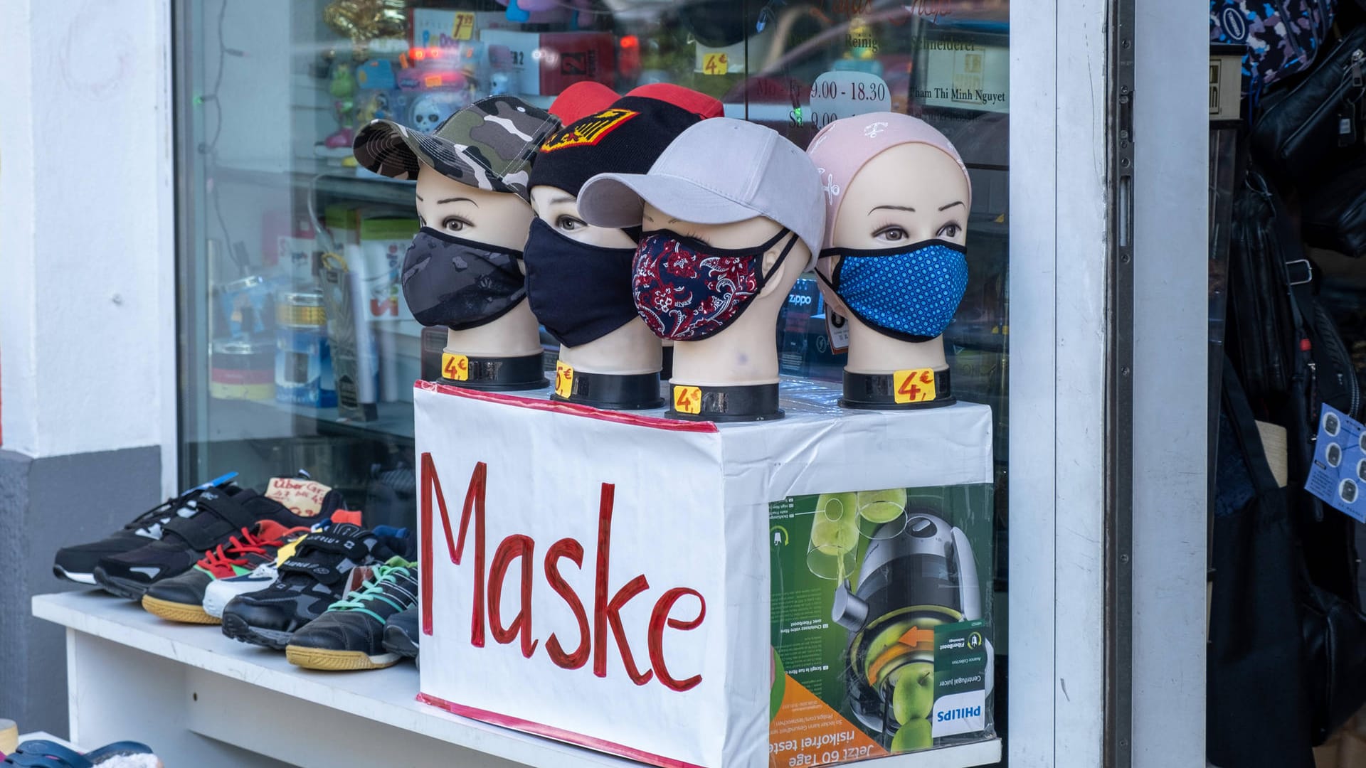 Alltagsmasken (Symbolbild): Mit den Masken aus Stoff begann die Maskenpflicht in Deutschland.