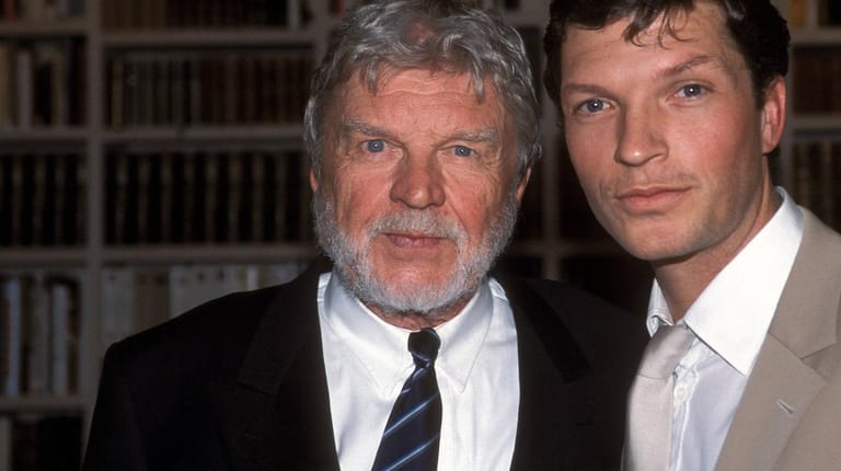 Schauspieler Hardy Krüger mit Sohn Hardy Krüger Junior: Die beiden hatten nicht das beste Verhältnis.