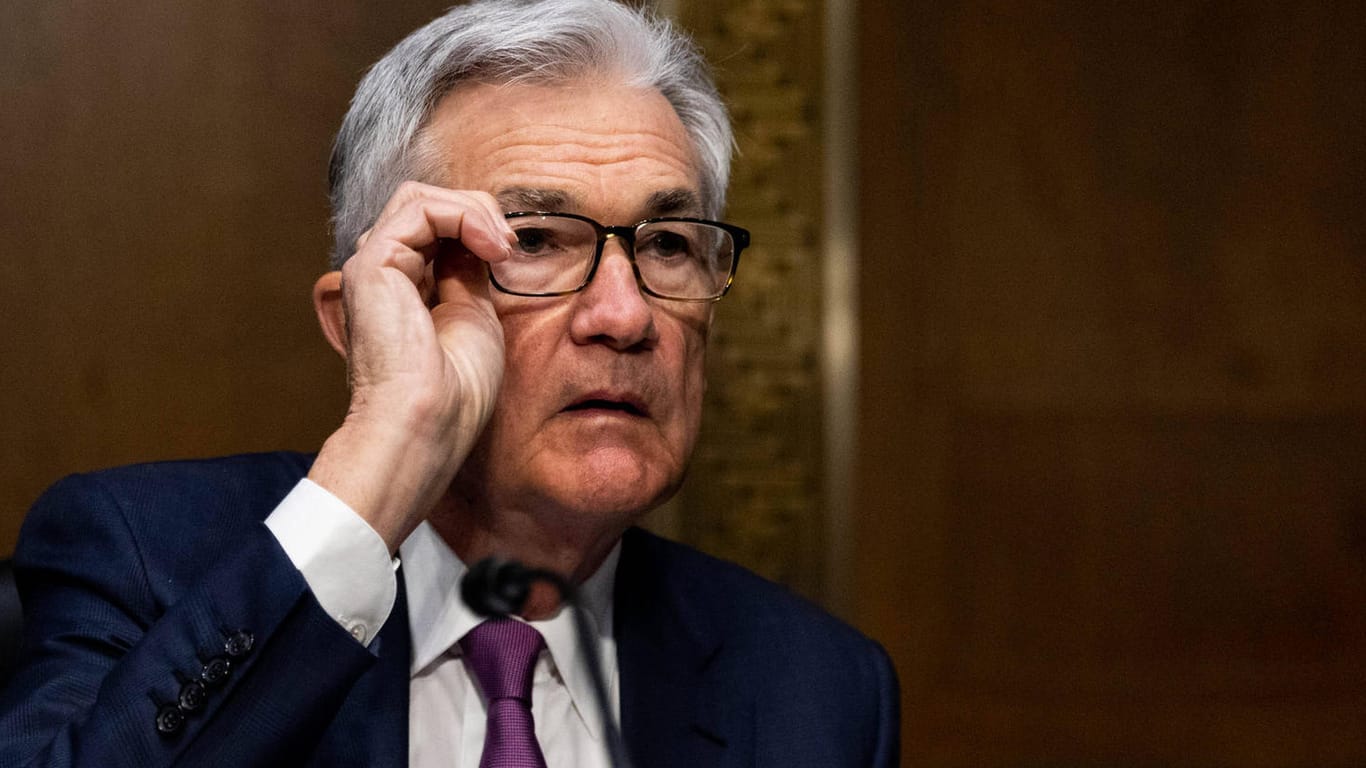 US-Notenbankchef Jerome H. Powell: Er ist in Sorge über die hartnäckig hohe Inflation.