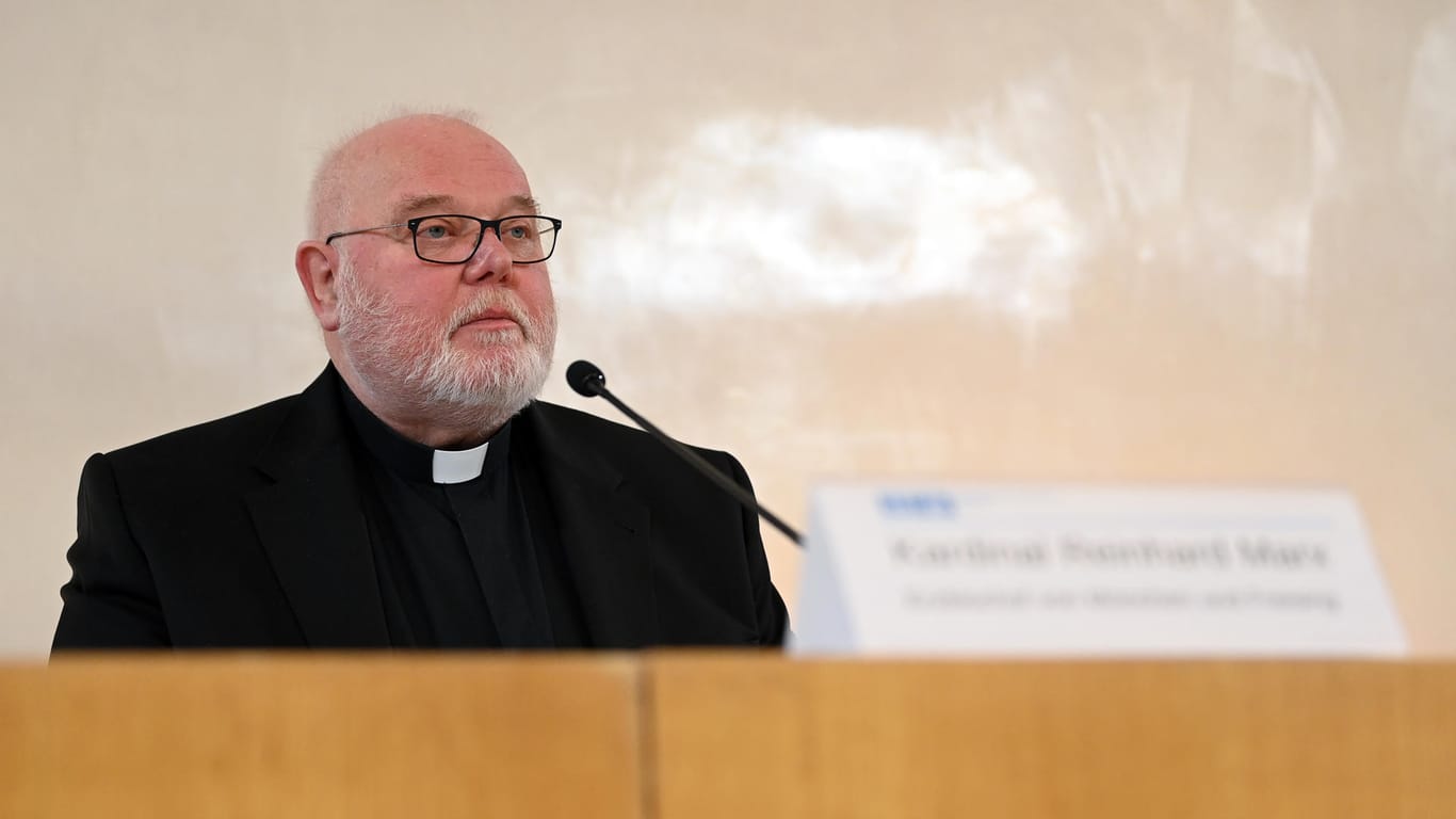 Kardinal Reinhard Marx: Am Donnerstag trat er in München vor die Presse.