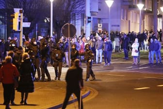 Demonstration gegen Corona-Maßnahmen in Gera