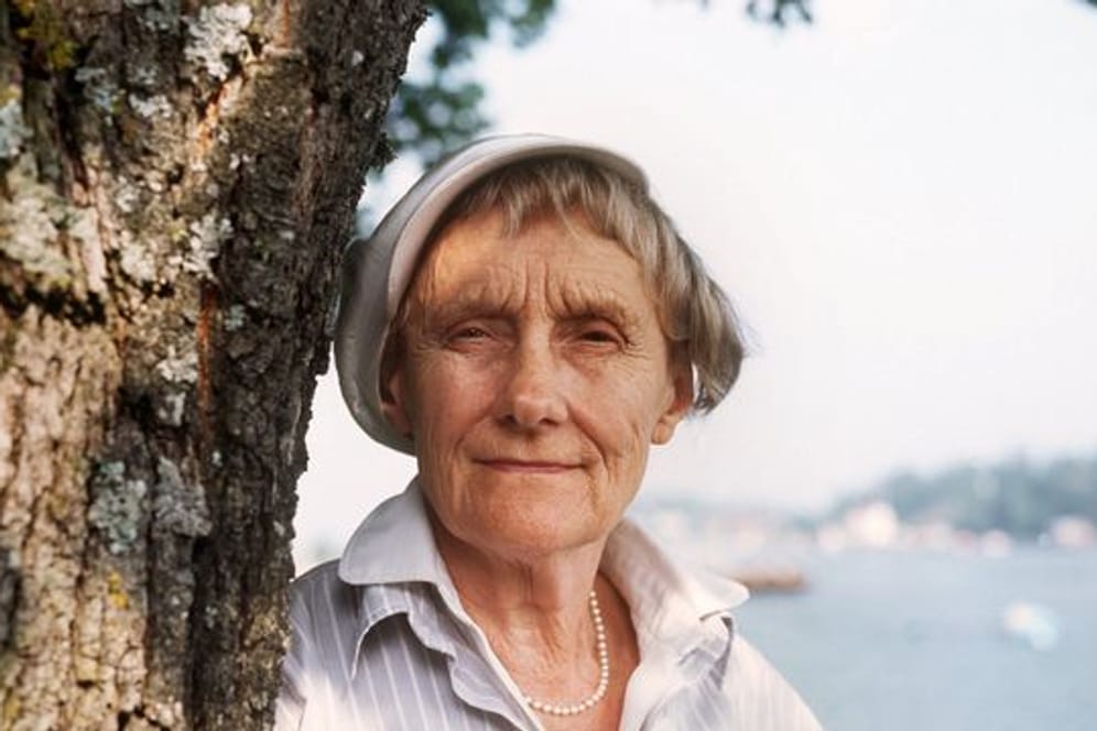 Die schwedische Kinderbuchautorin Astrid Lindgren (1987).