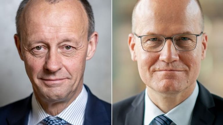 Ralph Brinkhaus (r) verzichtet zugunsten des neuen CDU-Vorsitzenden Friedrich Merz auf eine erneute Kandidatur für den Fraktionsvorsitz.