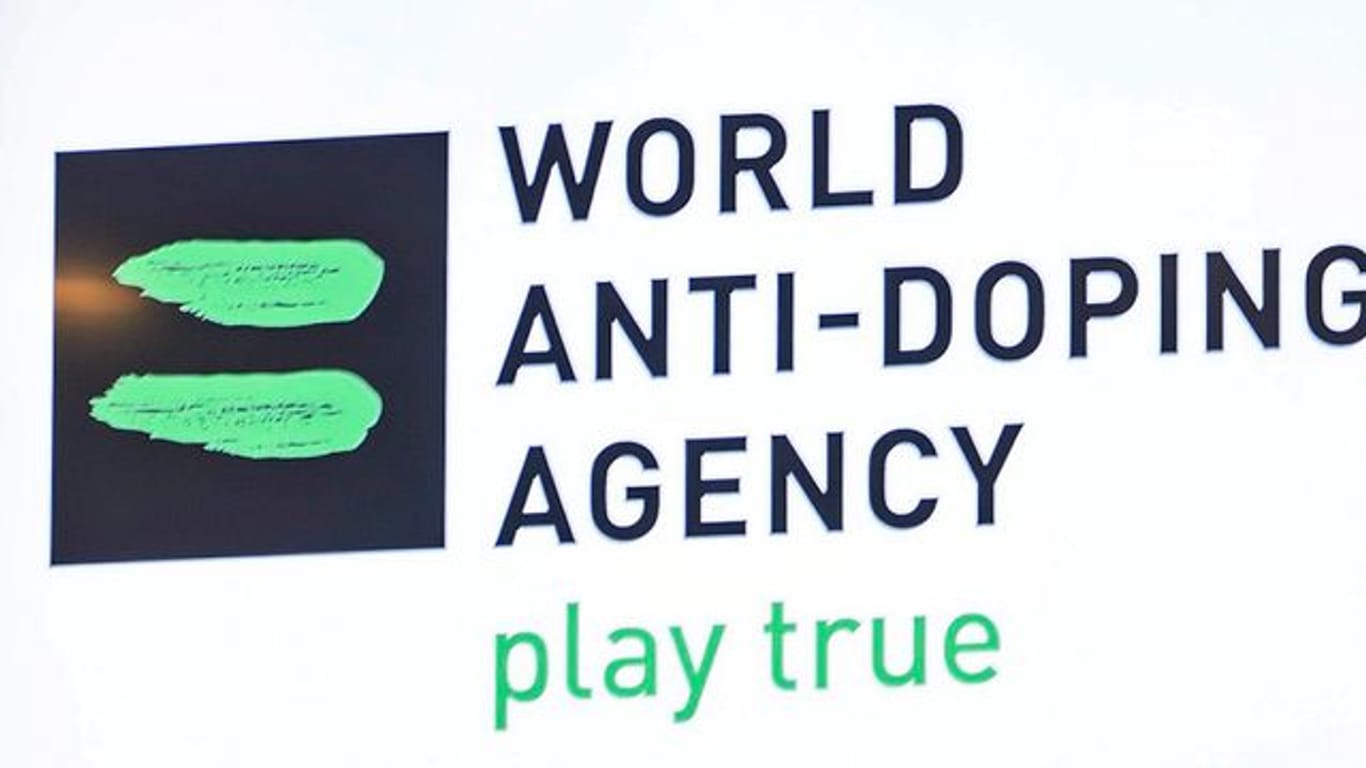 Das Signet der Welt Anti-Doping Agentur (WADA).