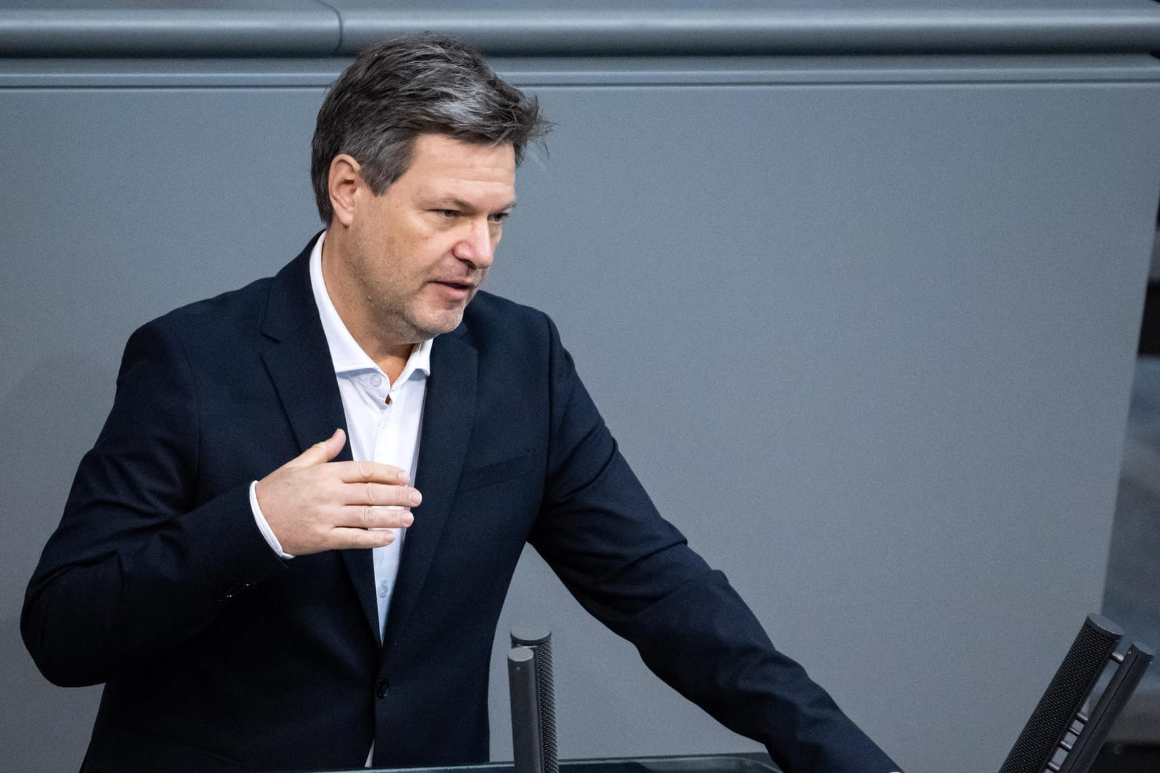 Robert Habeck: Gegen den Nachtragshaushalt klagen? Das gefällt dem Minister nicht.