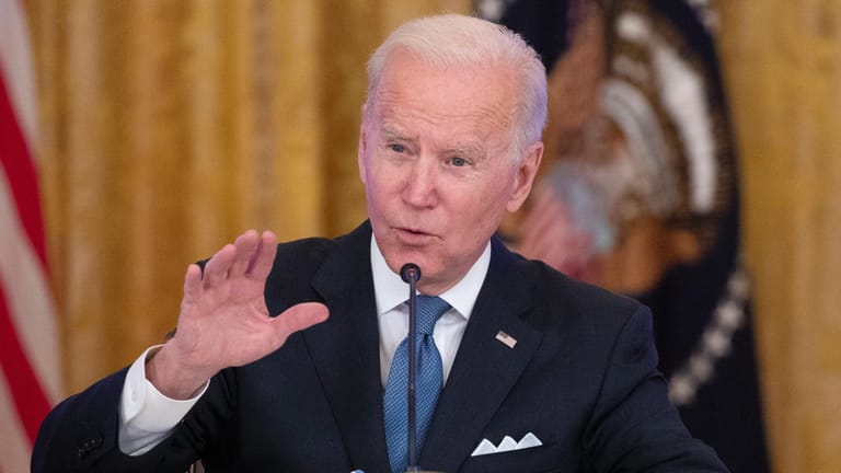 Joe Biden: Der US-Präsident hat der ukrainischen Regierung auch weiterhin Unterstützung zugesagt.