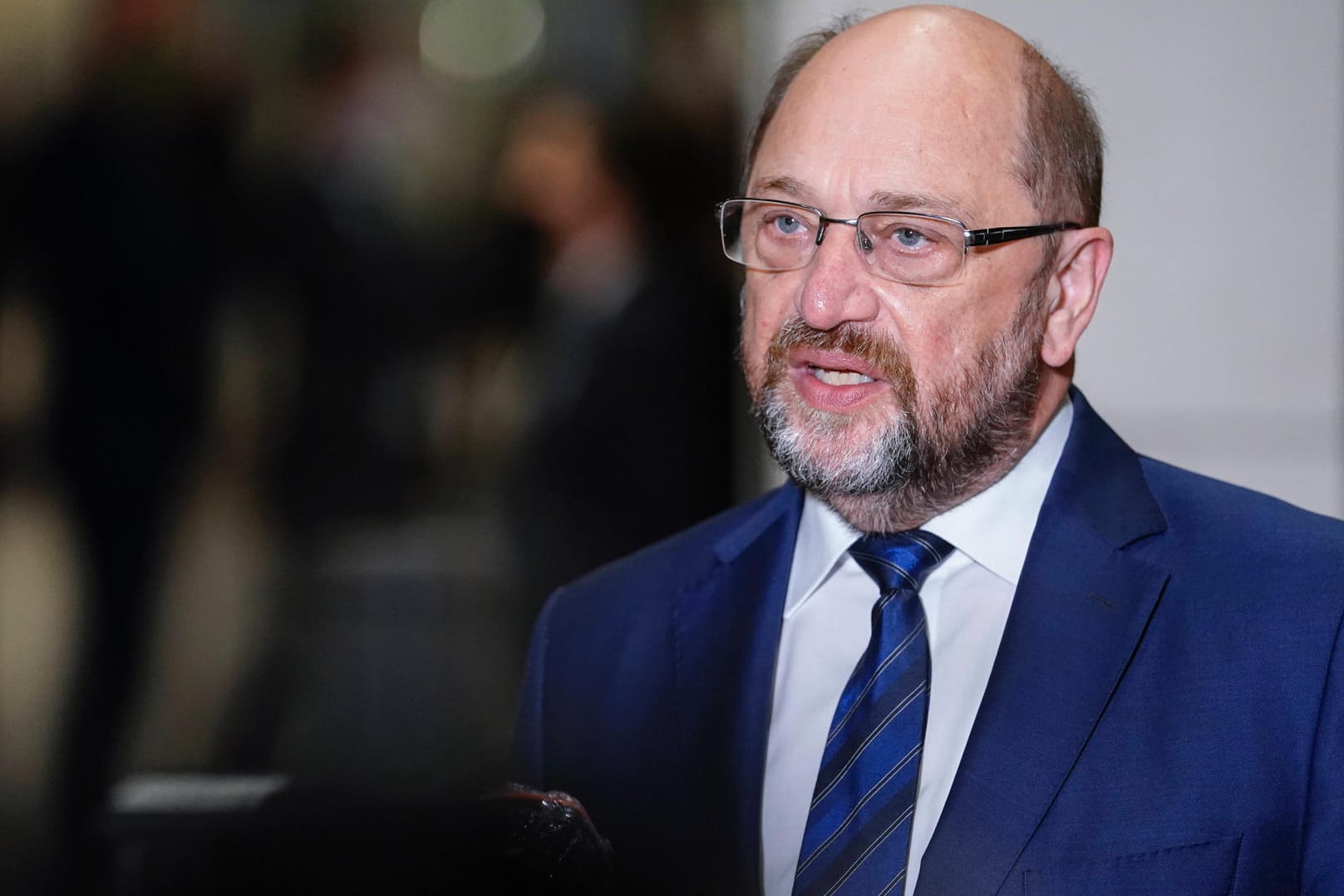 Martin Schulz: "Die Diplomatie muss Vorrang vor allem anderen haben."