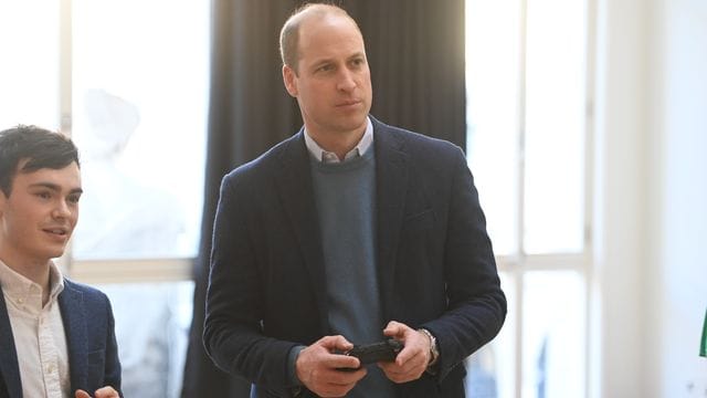 Prinz William bei einem Besuch der "British Academy of Film and Television Arts" (BAFTA).