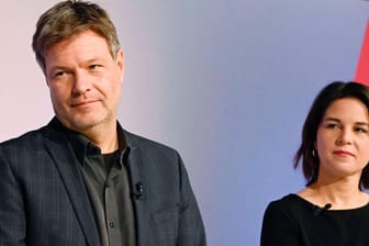 Robert Habeck und Annalena Baerbock nach der Urabstimmung der Grünen zum Koalitionsvertrag: "Wir müssen wieder klarer sprechen".