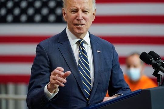 US-Präsident Joe Biden ließ 8500 Soldaten in den USA in erhöhte Bereitschaft versetzen.