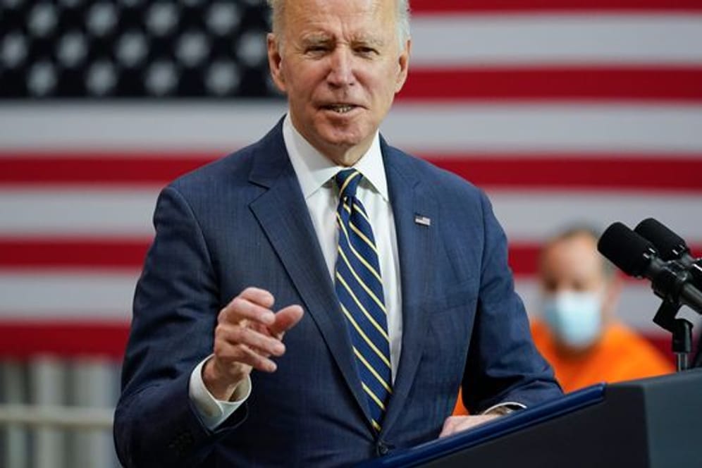 US-Präsident Joe Biden ließ 8500 Soldaten in den USA in erhöhte Bereitschaft versetzen.