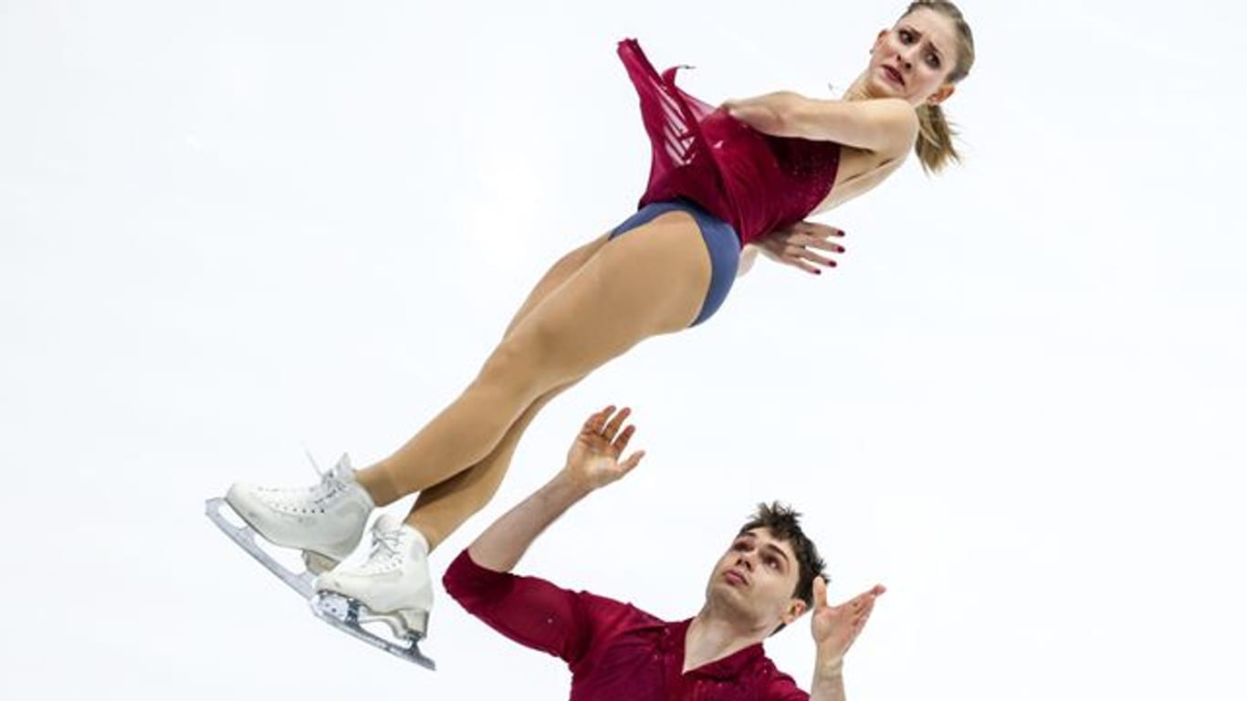 Das Eiskunstlauf-Paar Minerva Hase und Nolan Seegert steht vor ihrer ersten Teilnahme an Olympischen Winterspielen.