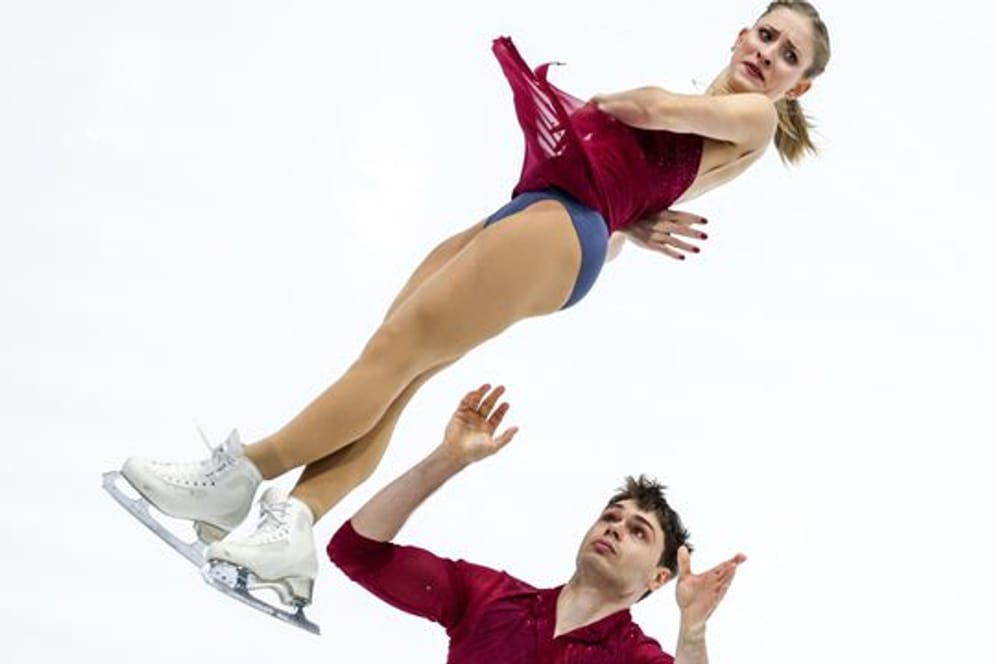 Das Eiskunstlauf-Paar Minerva Hase und Nolan Seegert steht vor ihrer ersten Teilnahme an Olympischen Winterspielen.