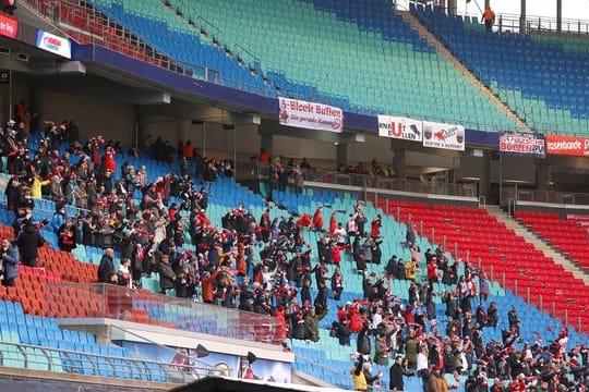 Derzeit sind in Leipzig nur wenige Zuschauer im Stadion erlaubt.