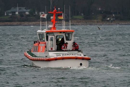 Sturm an der Küste von Schleswig-Holstein