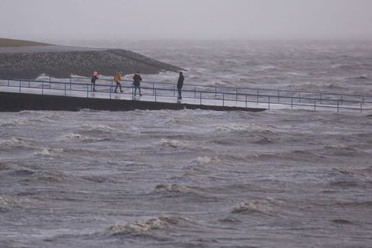 Sturm an der Küste