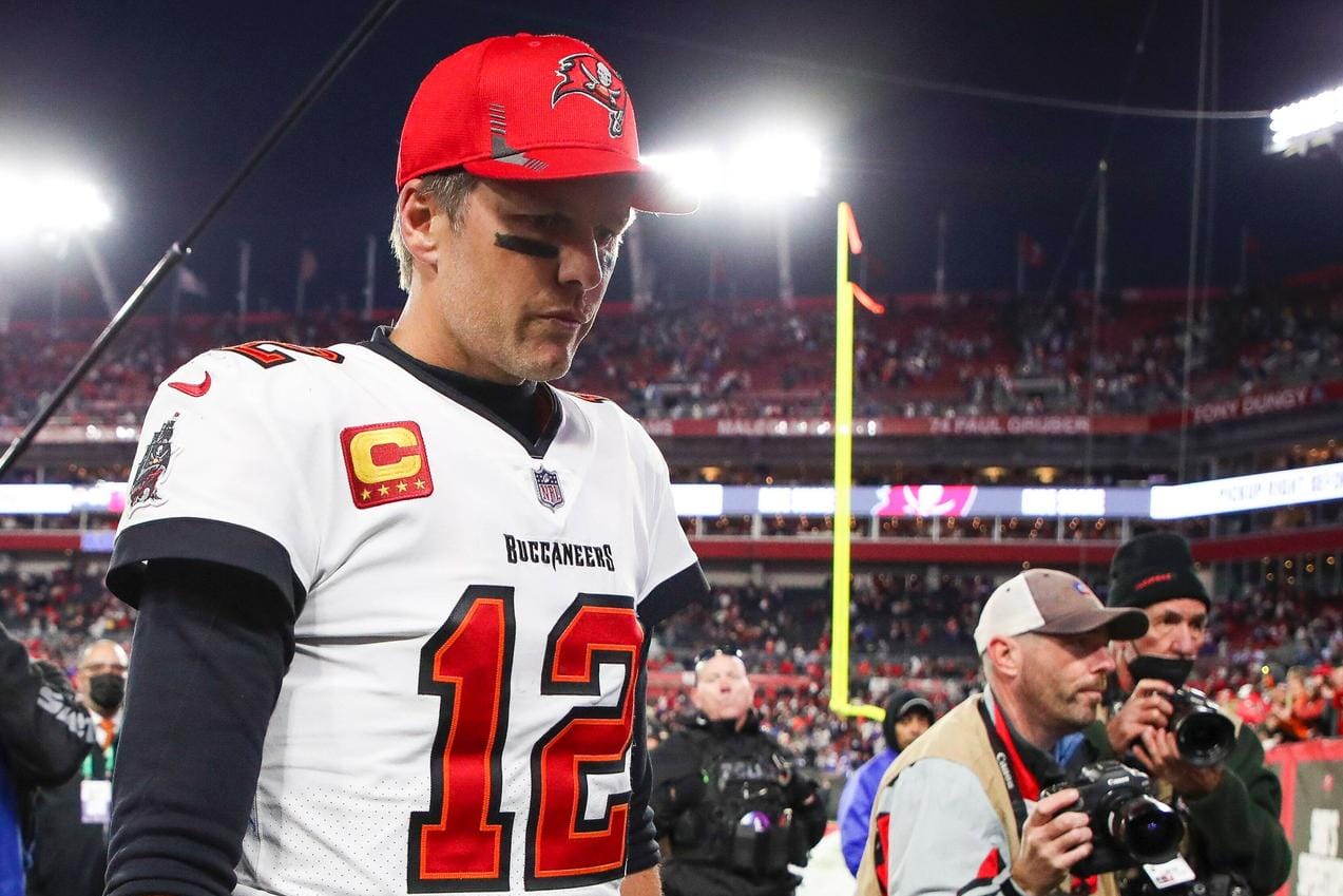 Brady nach dem Aus gegen die Los Angeles Rams: Zukunft weiter unklar.