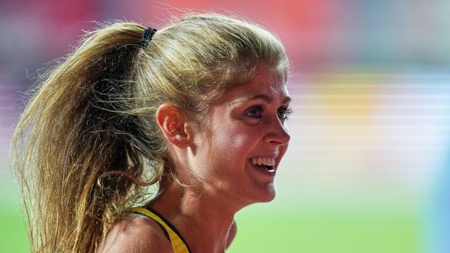 Konstanze Klosterhalfen ist bei den Millrose Games in New York auf einen dritten Platz gelaufen.