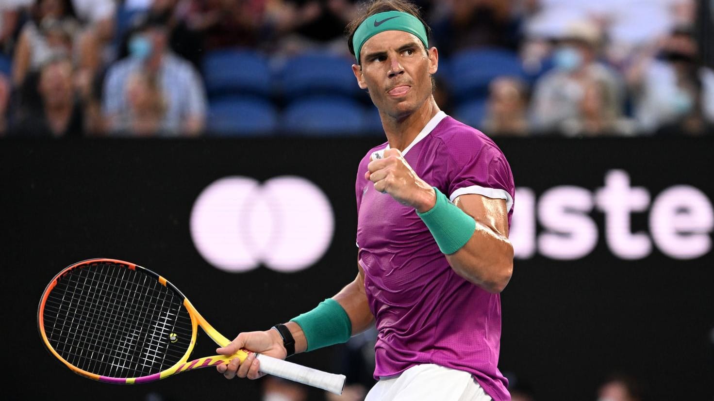 Rafael Nadal: Der Spanier im Match gegen Daniil Medwedew.