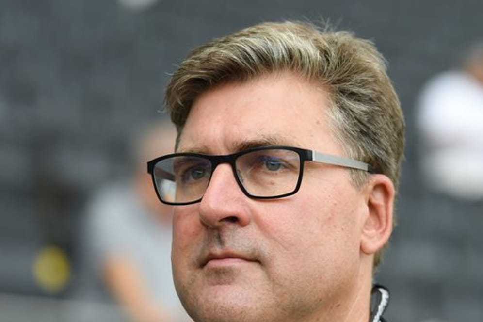 Der Vorstandssprecher von Eintracht Frankfurt, Axel Hellmann, rechnet mit einer Rückkehr von Max Eberl.