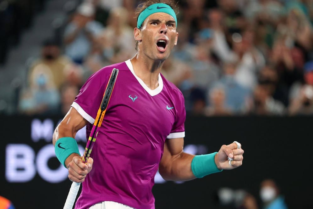 Energieleistung: Rafael Nadal im Finale gegen Daniil Medwedew.