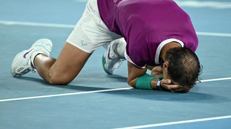 Rafael Nadal: Der Spanier bezwang Daniil Medwedew nach fünf Sätzen und holte damit seinen zweiten Titel bei den Australian Open.