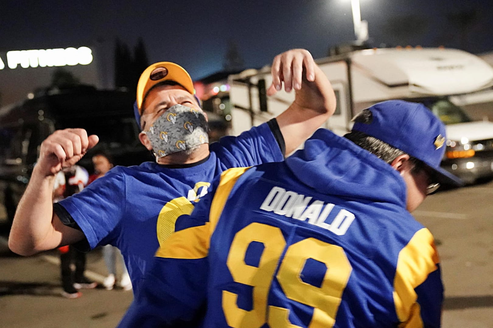 Los Angeles-Fans freuen sich auf den Super Bowl: Ihr Team spielt am 13. Februar um die Football-Krone.
