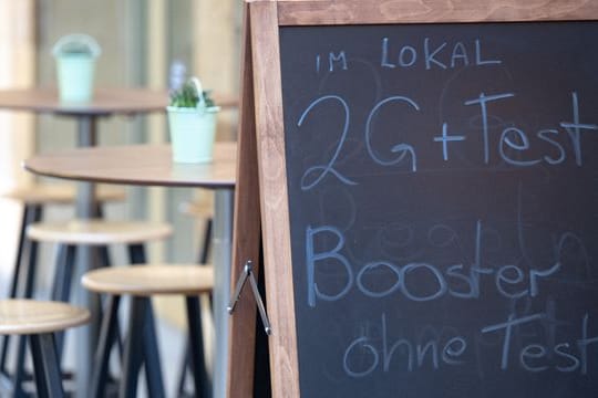 Corona-Regeln in einem Restaurant in Stuttgart.