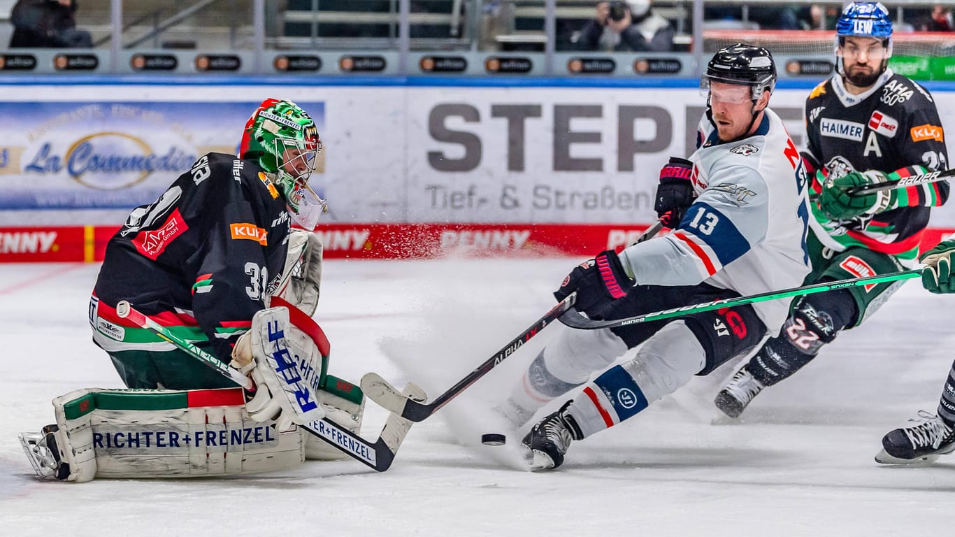 Die Nürnberg Ice Tigers gegen die Augsburger Panther: Solche Spiele sollen künftig von einer Streaming-Plattform in Zusammenarbeit mit Springer gezeigt werden.