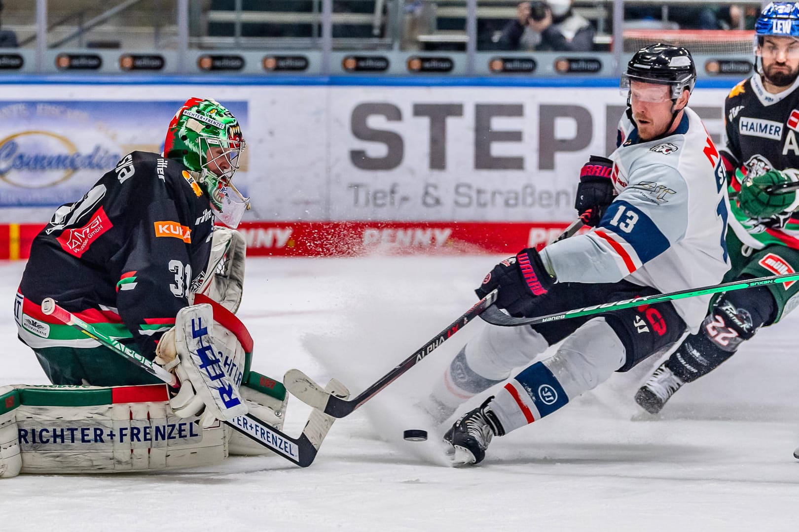 Die Nürnberg Ice Tigers gegen die Augsburger Panther: Solche Spiele sollen künftig von einer Streaming-Plattform in Zusammenarbeit mit Springer gezeigt werden.