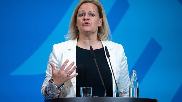 Bundesinnenministerin Nancy Faeser Bundesinnenministerin Nancy Faeser