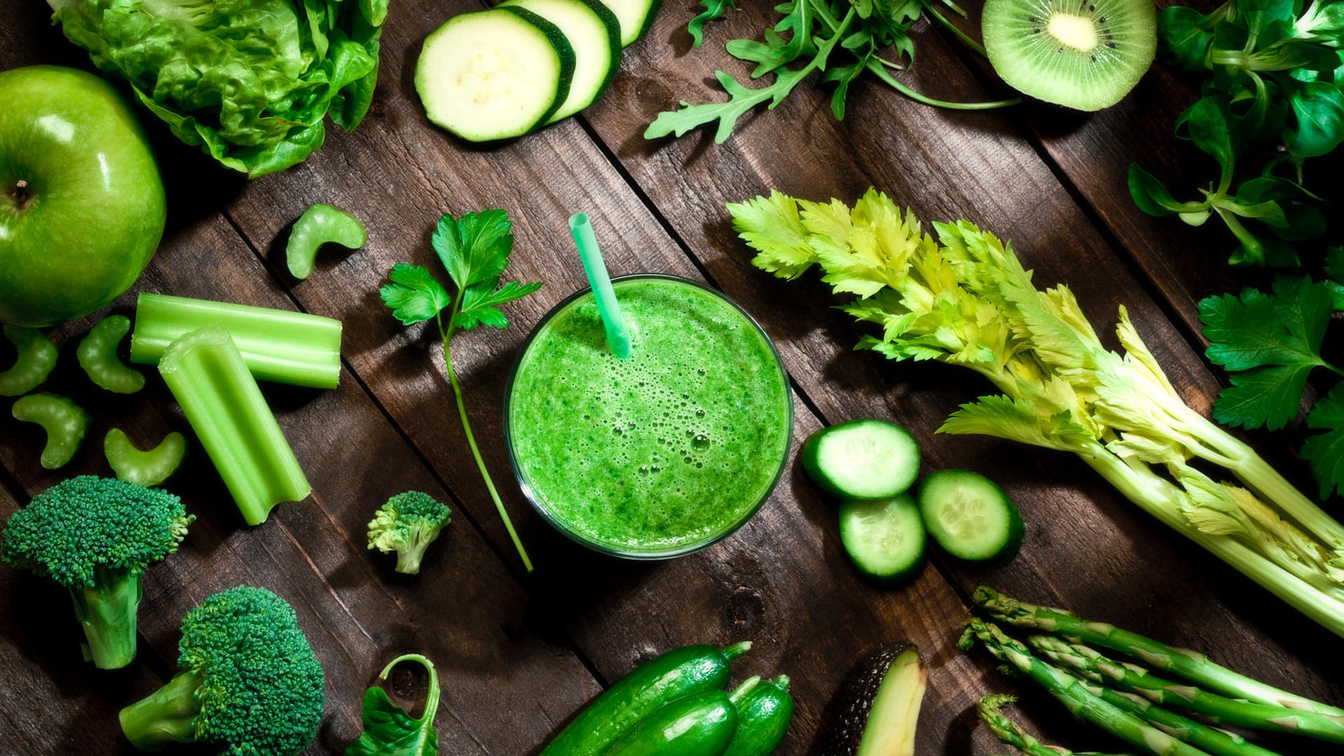 Ein Gemüse-Smoothie: Ein typisches Scheinfasten-Frühstück.