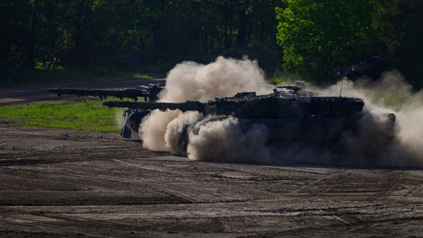 Kampfpanzer der Bundeswehr vom Typ Leopard 2A6 (Symbolbild).