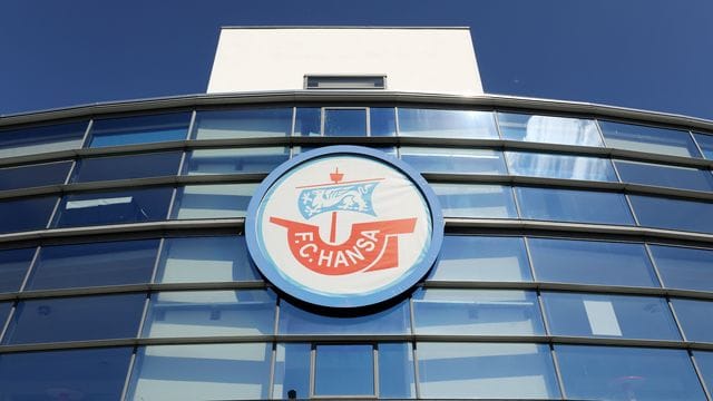 Das Ostseestadion, Spielstätte des Fußball-Zweitligisten FC Hansa Rostock.