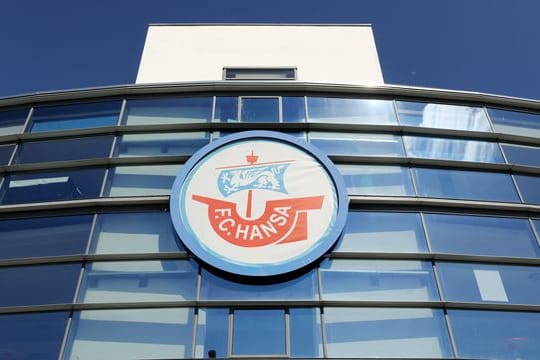 Das Ostseestadion, Spielstätte des Fußball-Zweitligisten FC Hansa Rostock.