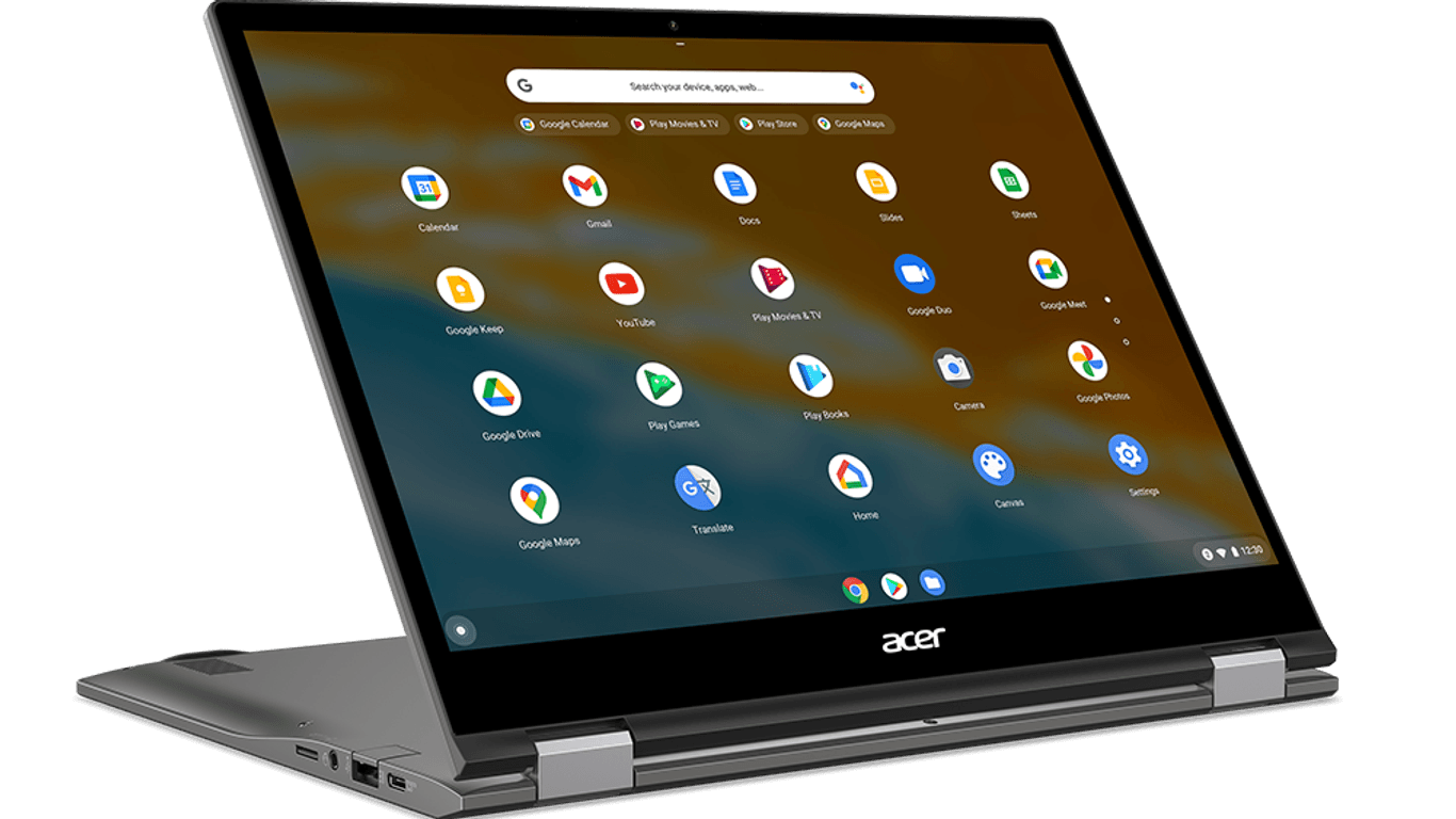 Das Acer Chromebook Spin 513 ist ein Arbeitsrechner.