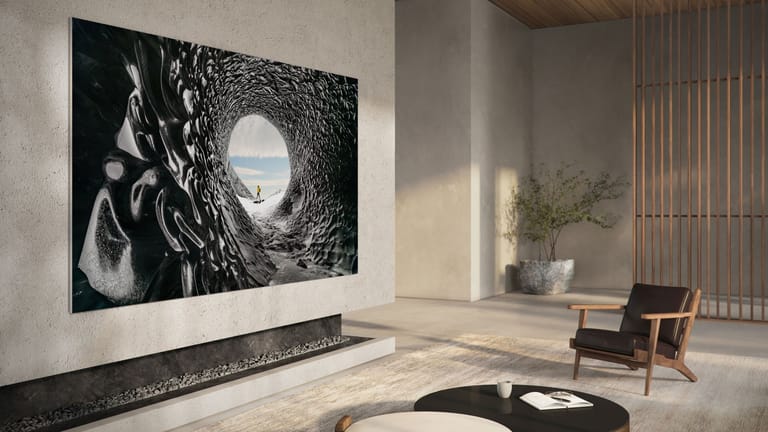Auch Samsung hat auf der CES 2022 neue Fernseher präsentiert.