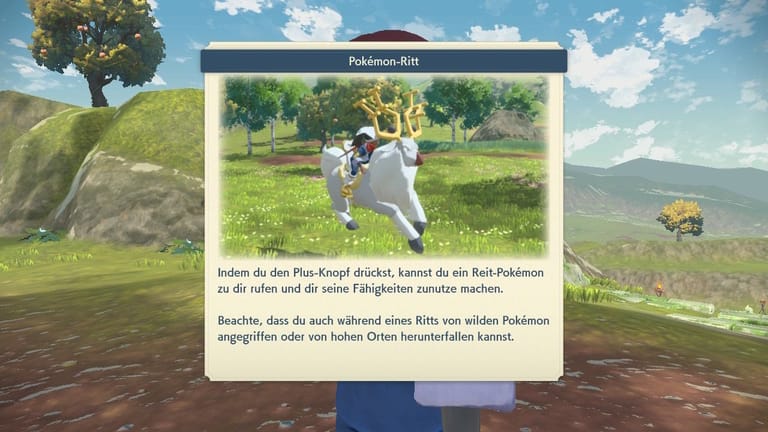 Brandneu und sehr gut umgesetzt: Das Reiten auf Pokémon.