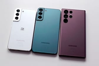 Samsung Galaxy S22, S22+ und S22 Ultra: In den neuen Top-Smartphones arbeitet der schnelle Exynos-2200-Prozessor.