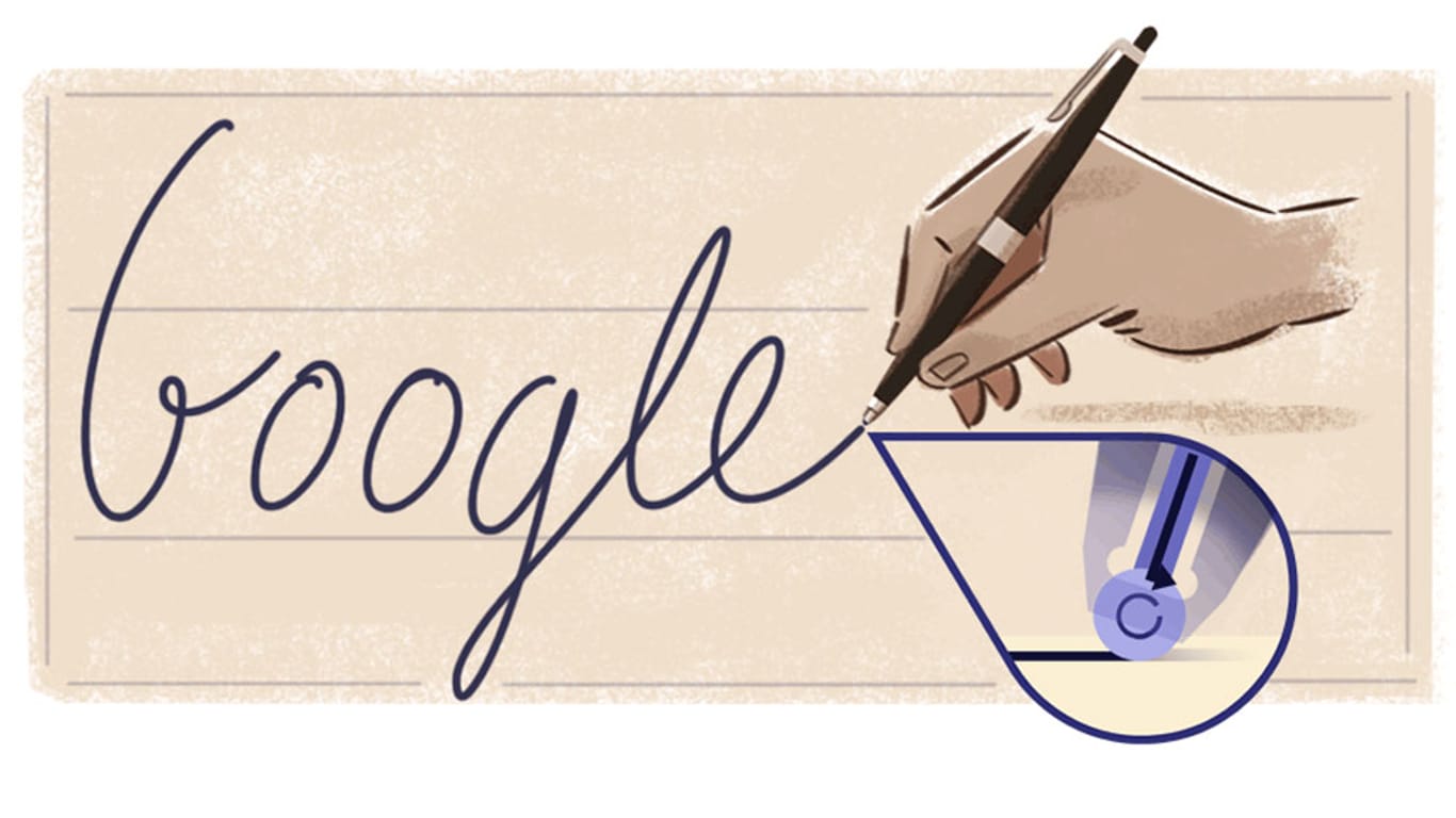 Das Google Doodle vom 29.09.16 erinnert an den ungarischen Erfinder Ladislao José Biro.