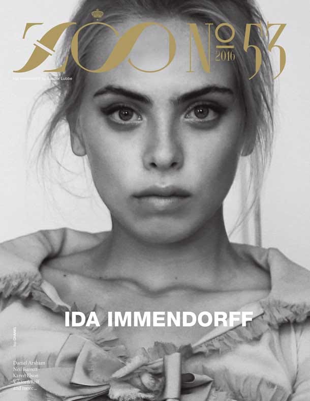 Ida Immendorff auf dem Cover des "Zoo"-Magazins