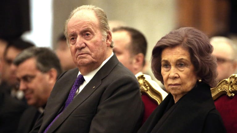 Juan Carlos mit seiner Frau Sofia: Die beiden leben nicht mehr im selben Land.