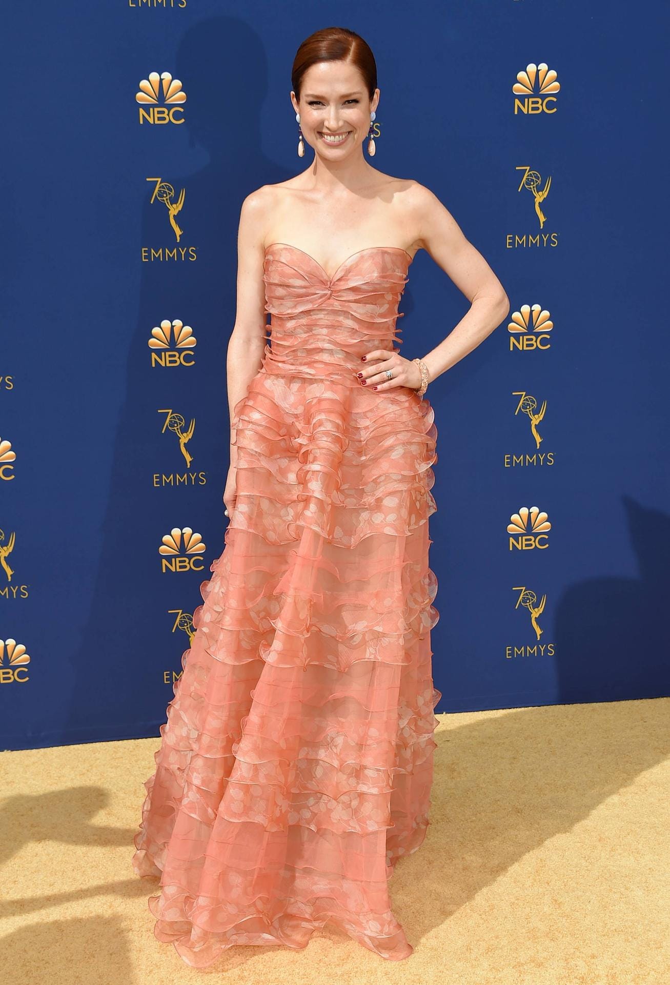 Ellie Kemper arriving at the 70th Primetime Emmy Awards in Los Angeles California Sept 17 2018 Ellie Kemper arriving at the 70th Primetime Emmy Awards in Los Angeles California Sept 17 2018