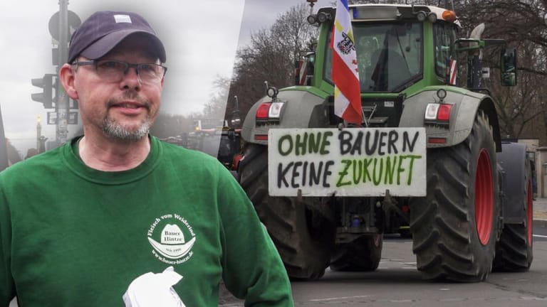 Deutsche Bauern kämpfen um ihre Existenz.