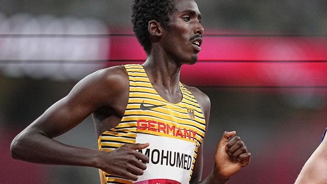 Mohamed Mohumed lief im Vorlauf über 5000 Meter nur auf Platz 16.