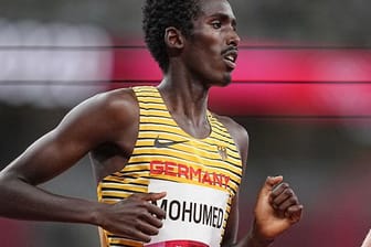 Mohamed Mohumed lief im Vorlauf über 5000 Meter nur auf Platz 16.