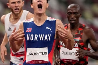 Durfte über Gold über 1500 Meter jubeln: Jakob Ingebrigtsen.