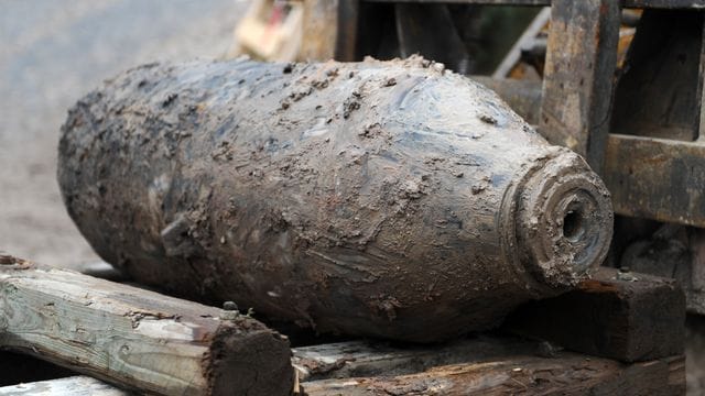 Eine Weltkriegsbombe (Symbolfoto): In Berlin kommt es am Sonntag zu einer Entschärfung.